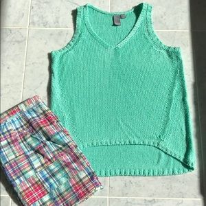 Gorgeous! Knit, high low tank top🧡💕